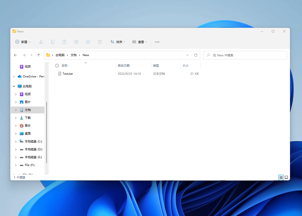 隐藏文件演示